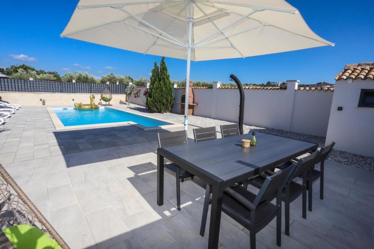 Apartment Nina With Private Pool Nova Vas  Dış mekan fotoğraf